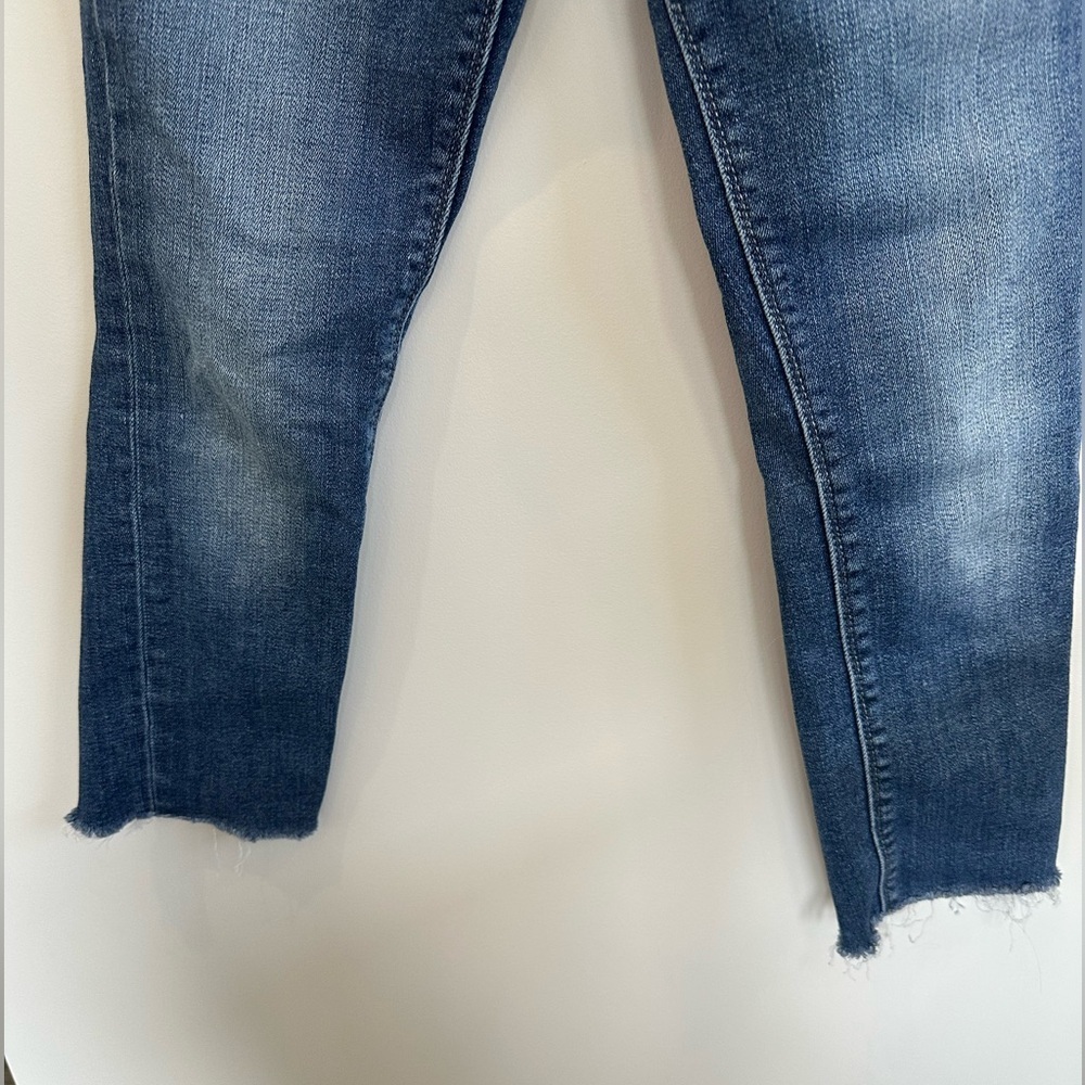 8/$20 Lucky Brand Lolita Distressed Blue Ankle Jeans 0/25 NWOT - Picture 8 of 9
